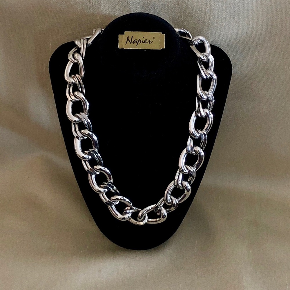 Napier silver necklace